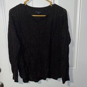 American Eagle Outfitters Black Crew Neck Sweater